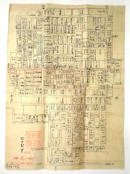 庄島小路図（しょうじまこうじず）
江戸時代後期　篠山神社蔵