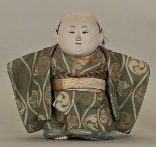 御所人形・家紋入り　(ごしょにんぎょう・かもんいり)　- 江戸時代後期から明治時代初期 - 有馬家蔵